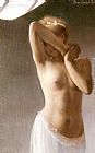 Pierre Carrier-Belleuse La Premiere Pose painting